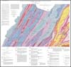 Publicación 163: Mapa geológico de la parte de Virginia del cuadrángulo de Staunton 30 X 60minutos