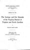 Boletín 014: La geología y los depósitos de mineral del distrito de Virgilina de Virginia y Carolina del Norte
