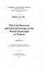 Boletín 009: Los recursos de carbón y la geología general del cuadrángulo de la libra en Virginia