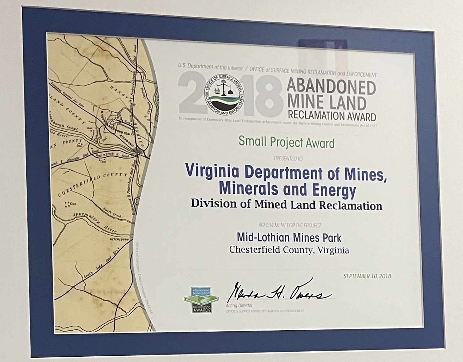 Tierras mineras abandonadas del área metropolitana de Richmond