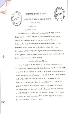 Logotipo de Virginia Energy Mineral