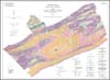 Publicación 069: Mapa geológico del condado de Giles, Virginia