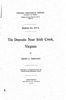 Boletín 015A: Depósitos de estaño cerca de Irish Creek, Virginia