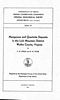 Boletín 059: Depósitos de manganeso y cuarcita en el distrito de Lick Mountain Condado de Wythe, Virginia