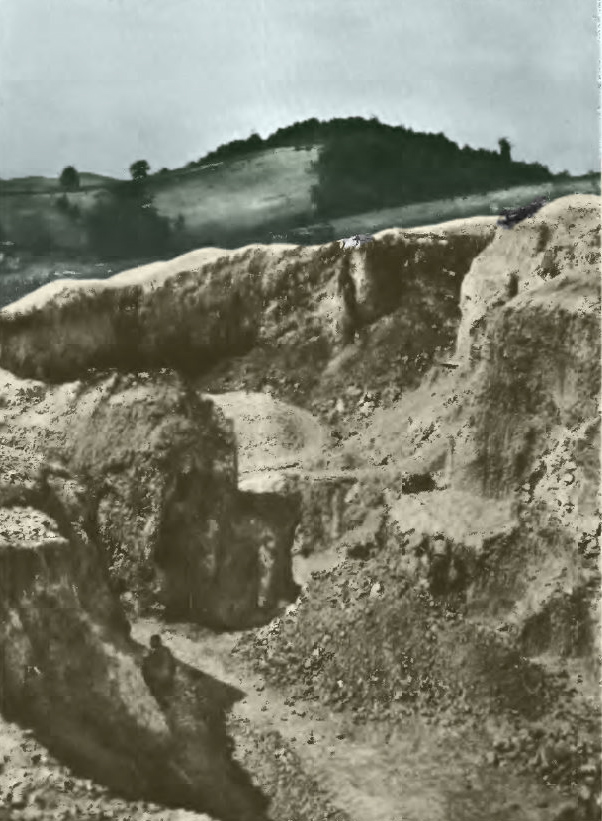 El pozo de la mina Allen, al norte de Spottswood, se inauguró en 1941