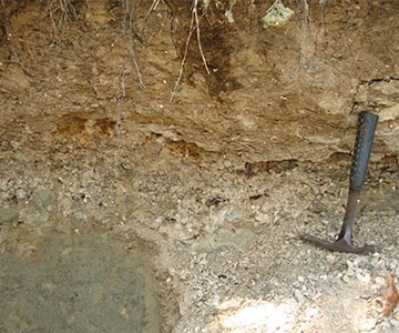 Depósitos de fosfato en la llanura costera