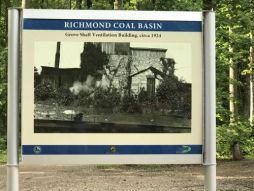 Señalización de la cuenca carbonífera de Richmond