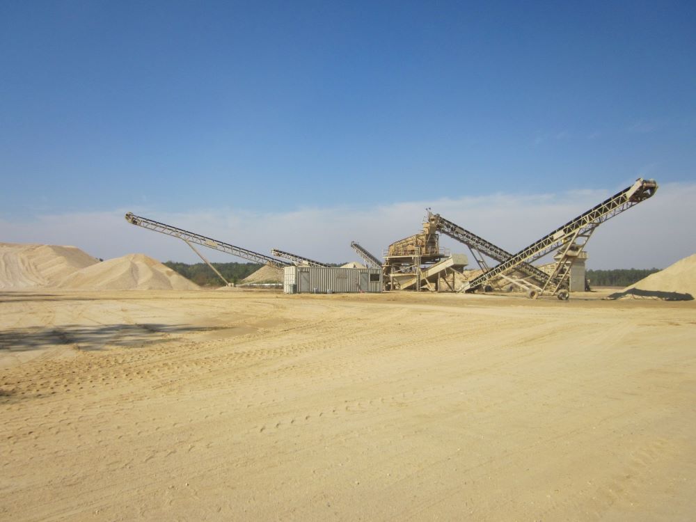 Pozo de arena abierto